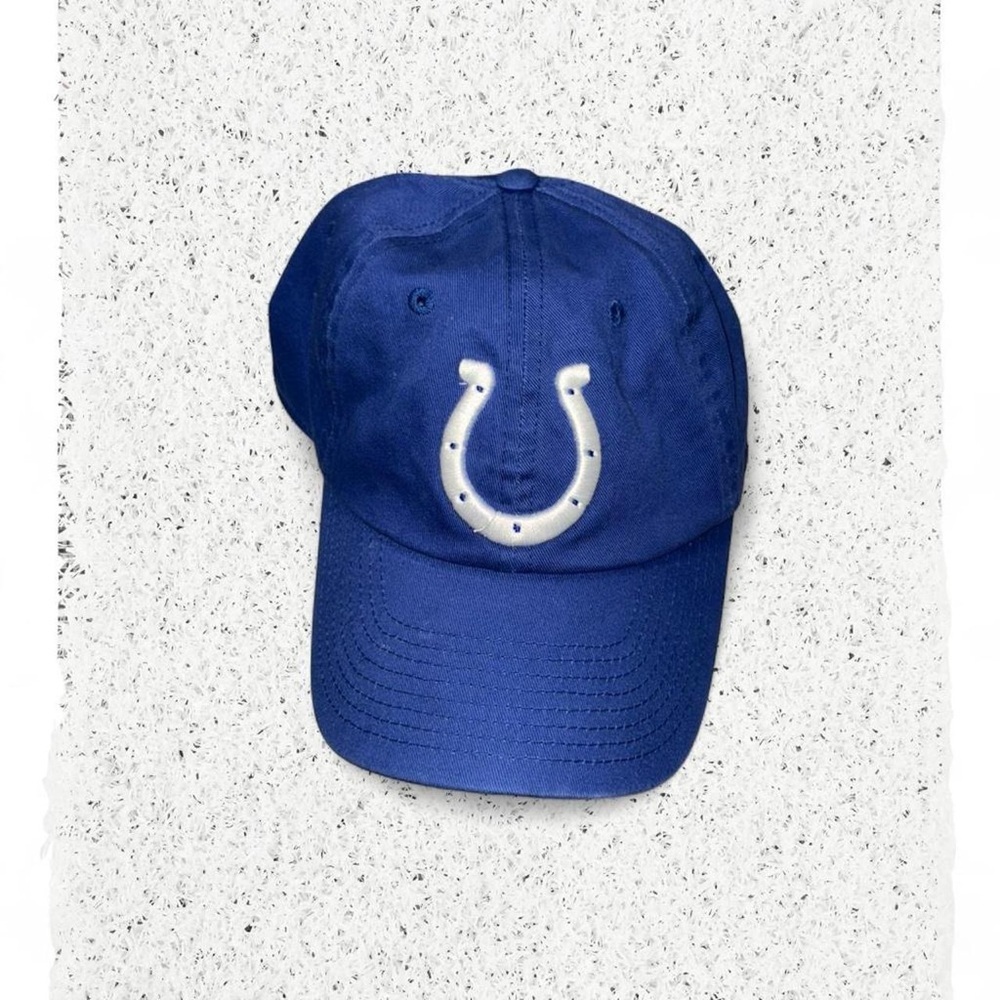Men’s Indianapolis Colts Cap with White Horseshoe Logo - Picture 1 of 3